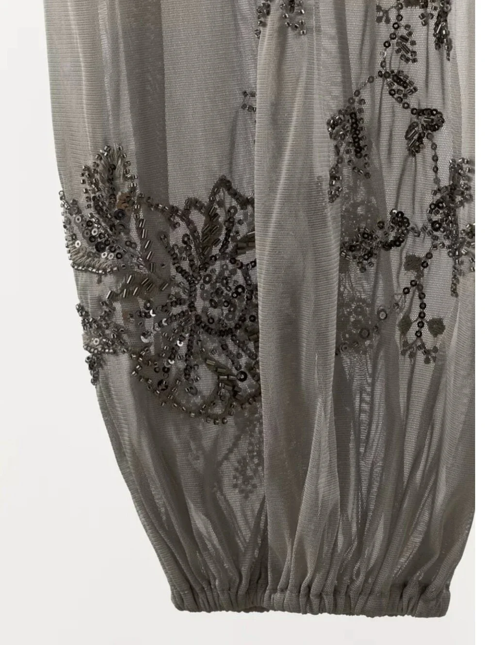 Zara EMBROIDERED BLOOMER PANTS